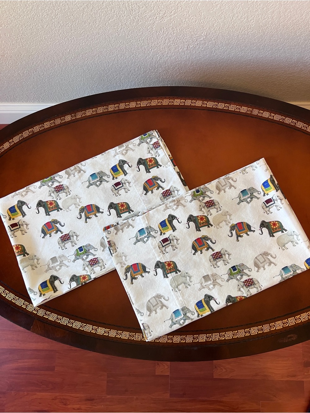 Cotton Decorative Elephant Print Pillowcases